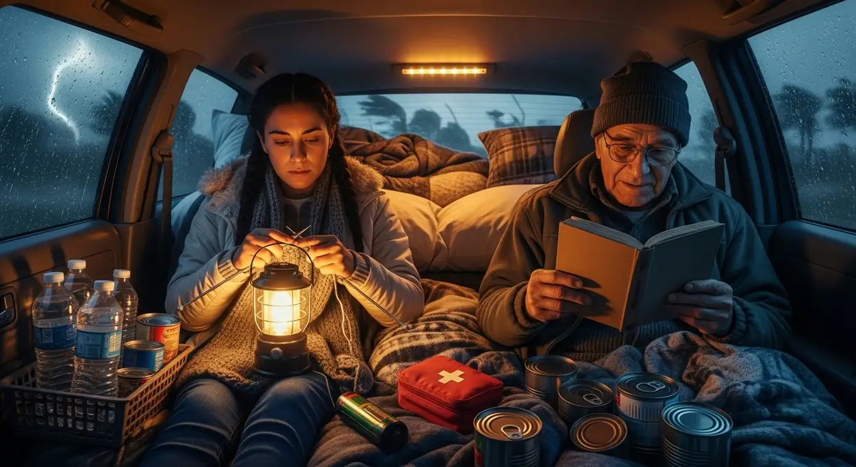 historia de Supervivencia en Coche
